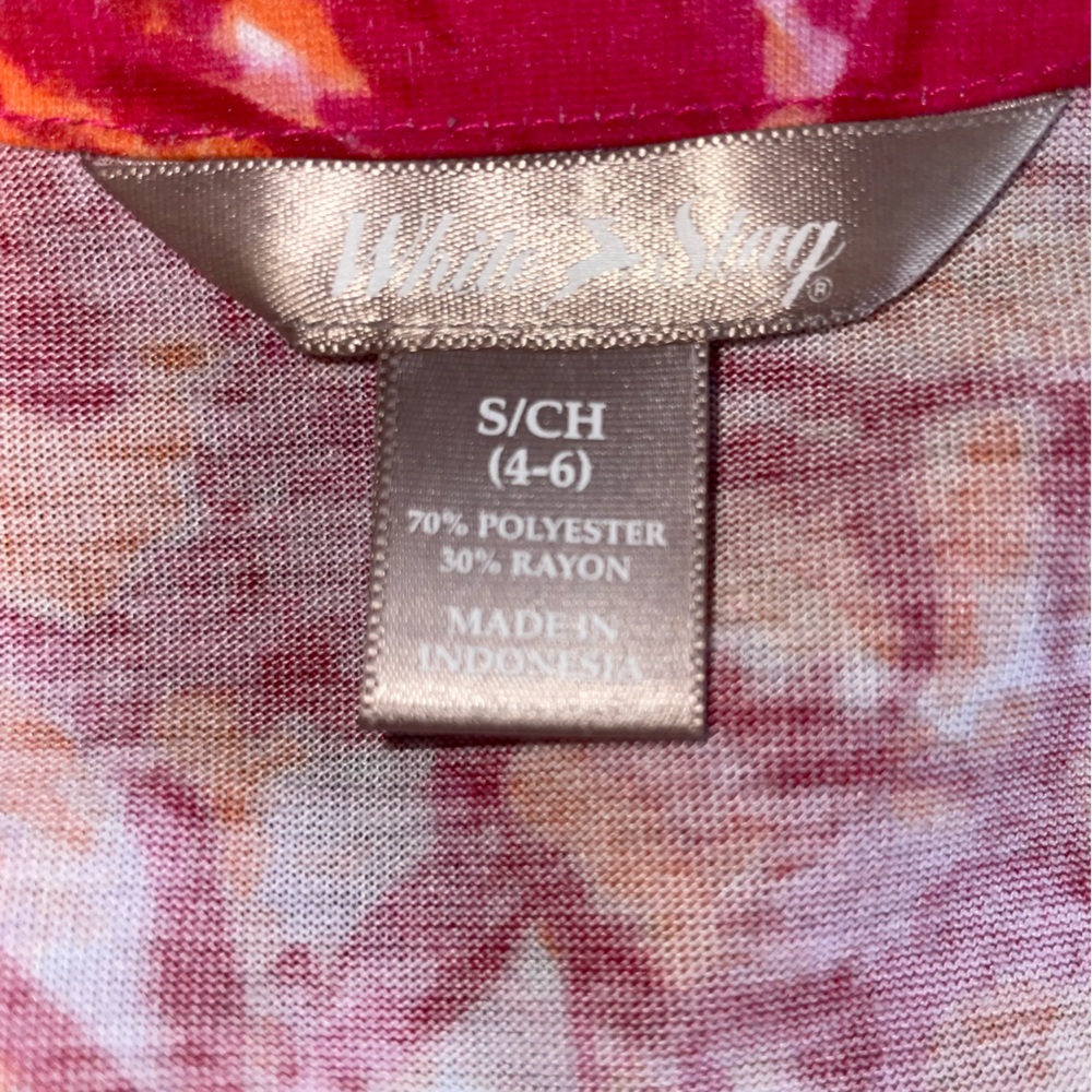 🌸White Stag Pink and Orange Floral Dress - Picture 5 of 5